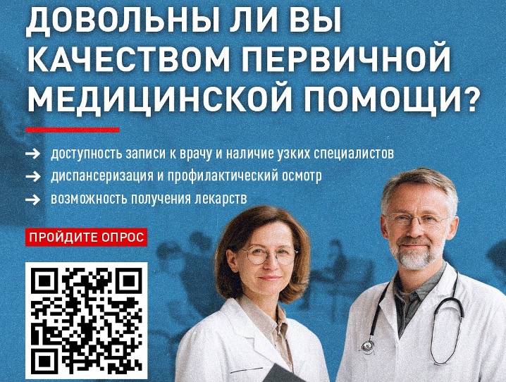 Опрос граждан о проблемах первичного звена здравоохранения.