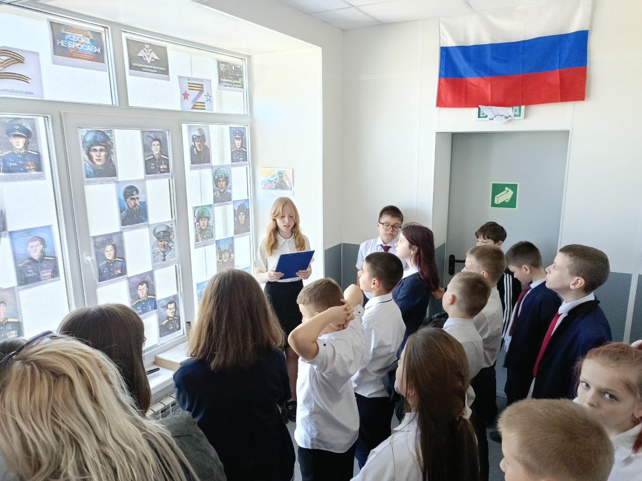 СШ №41 организовала патриотическую экскурсию учащимся СШ №14.