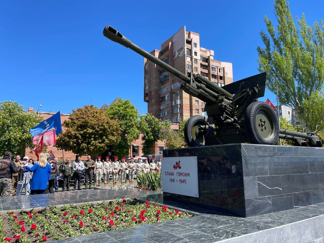 «Ночные волки» снова в Мариуполе.