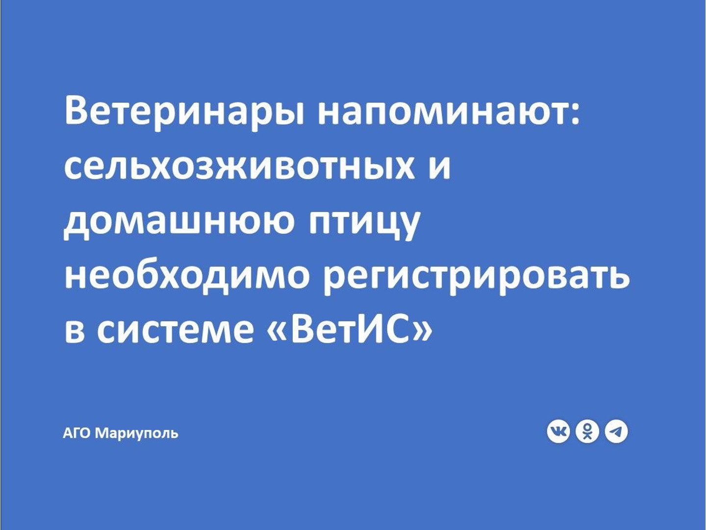 В России внедрена обязательная маркировка и учет сельскохозяйственных животных.